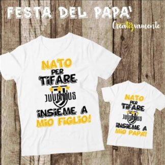 COPPIA t-shirt papà figlio JUVE