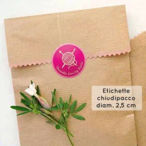 Pack 270 Etichette PVC tonde - diametro 2.5 cm