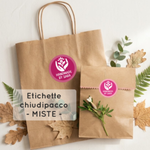 Pack MISTO Etichette PVC tonde - 210 pz.