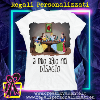 T-shirt donna - PRINCIPESSE, DISAGIO