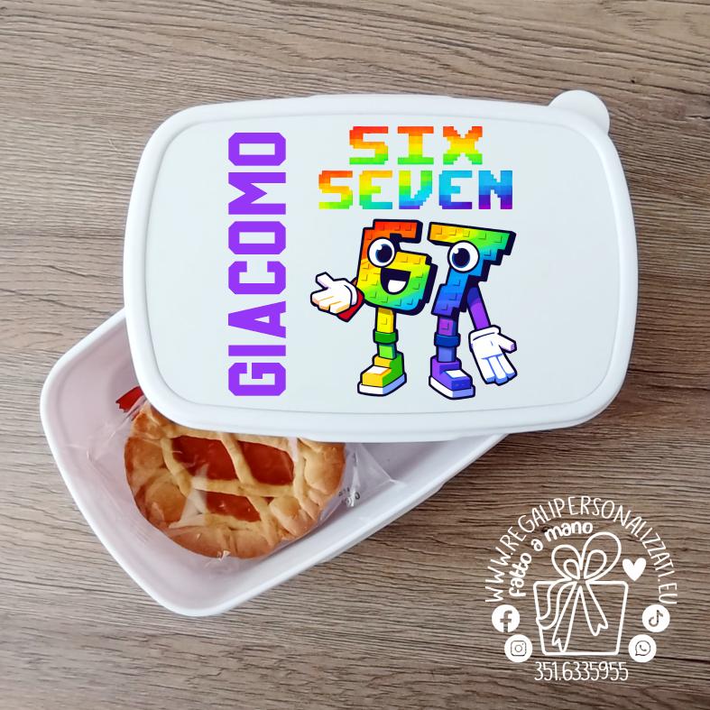 SET MERENDA SIX SEVEN color - Borraccia, Tovaglietta, Porta merenda - immagine 3