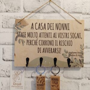 Appendichiavi legno - A casa dei nonni