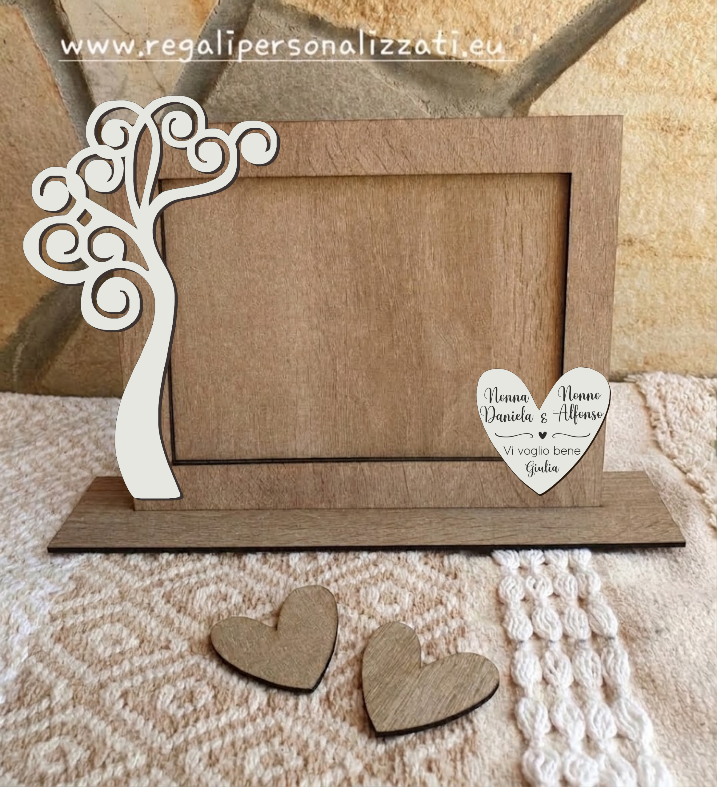 Cornice foto orizzontale Nonni - Albero della vita
