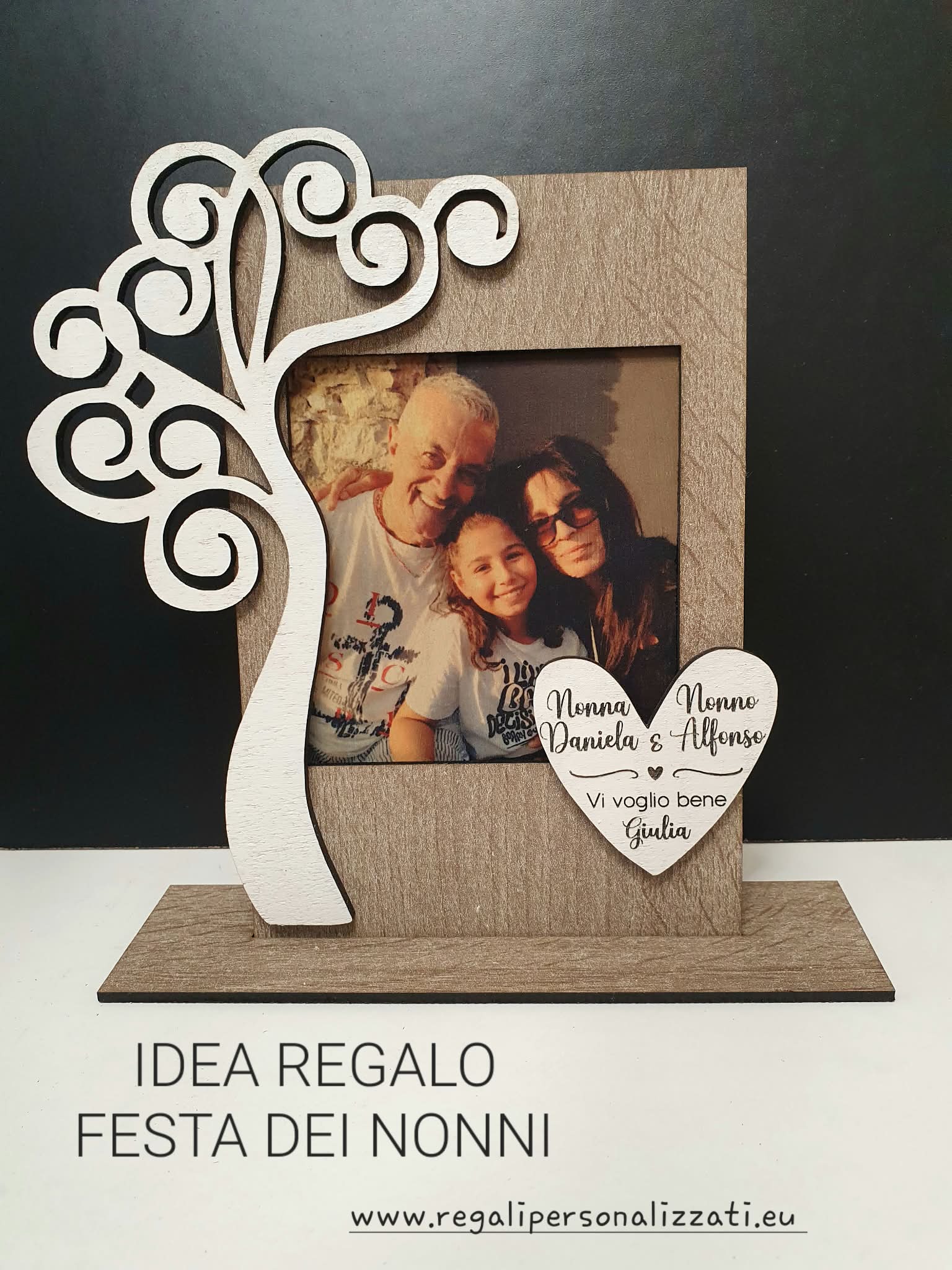 Cornice foto verticale Nonni - Albero della Vita - immagine 2