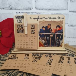 Calendario da tavolo personalizzato con foto