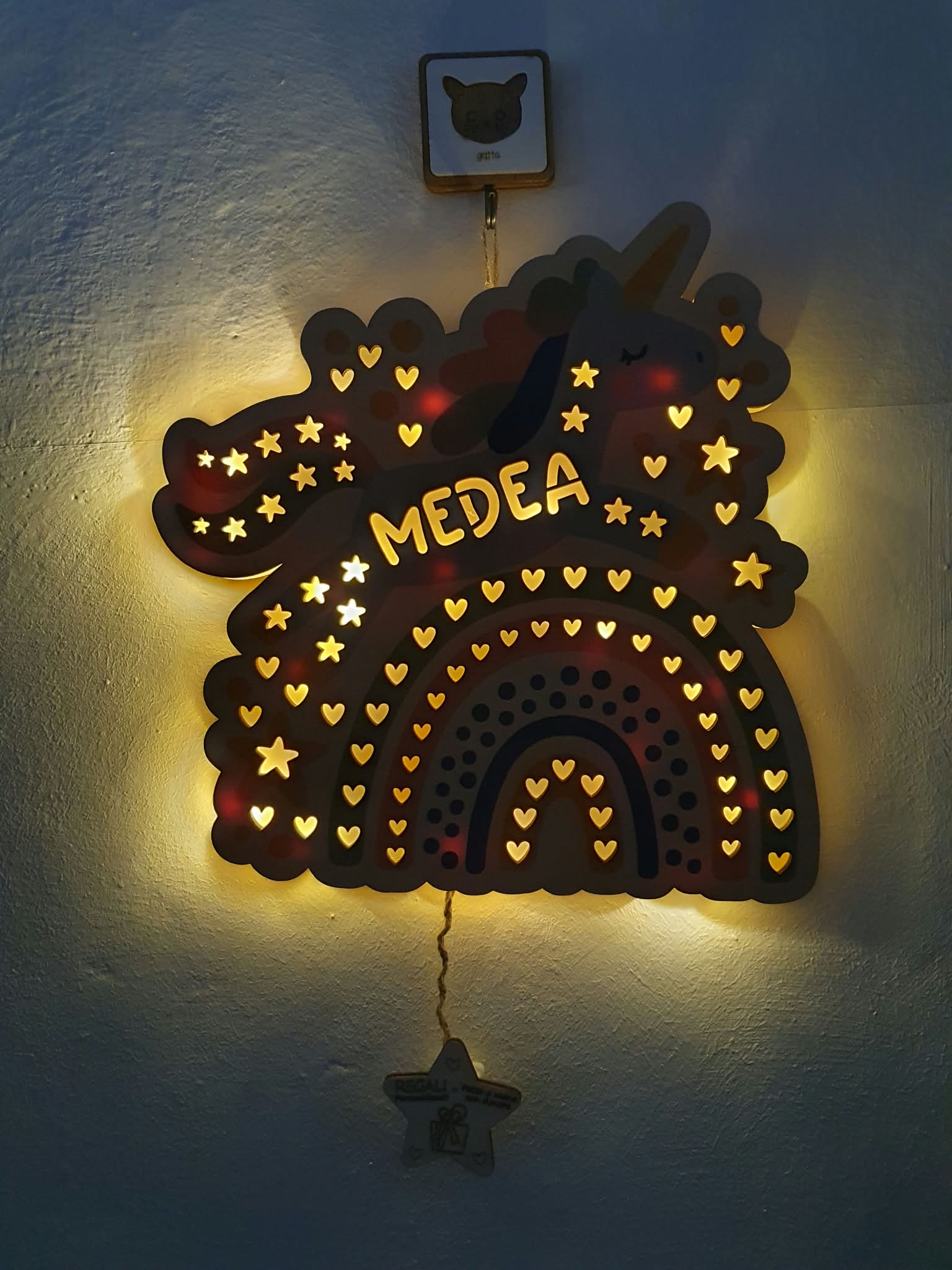 Lampada Unicorno (con stampa) - immagine 2