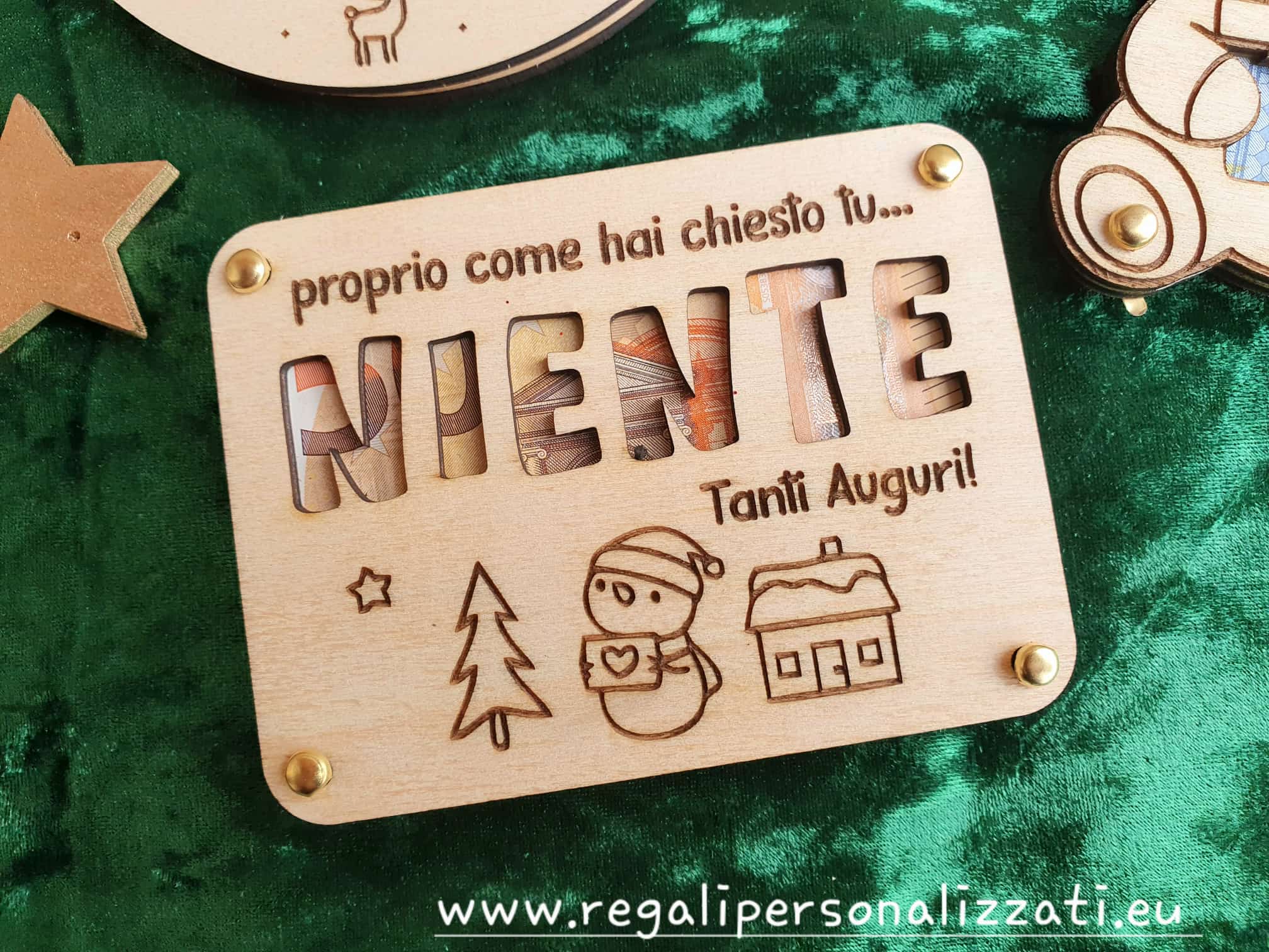 Portasoldi in legno - Laurea - immagine 4